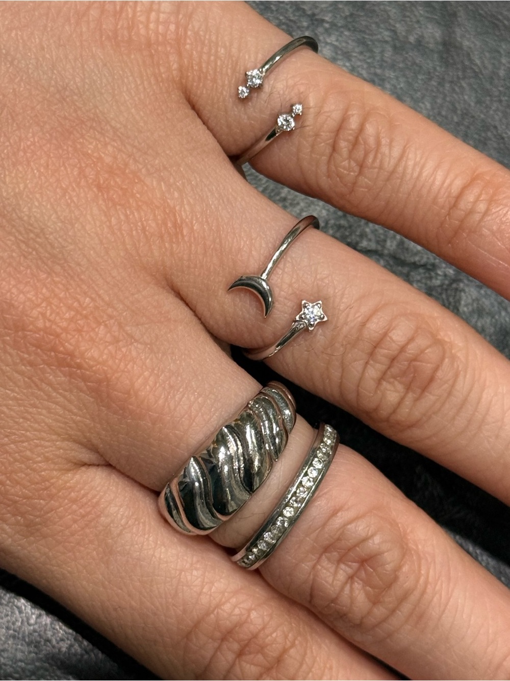 Sliver Stacking Rings